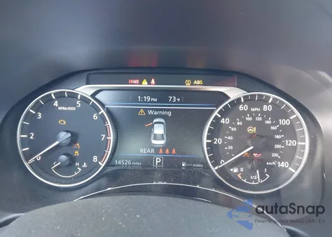 2025 Nissan Altima Sv Awd из США, поврежденный, VIN 1N4BL4DW1SN390480